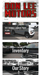 Mobile Screenshot of donleemotors.com